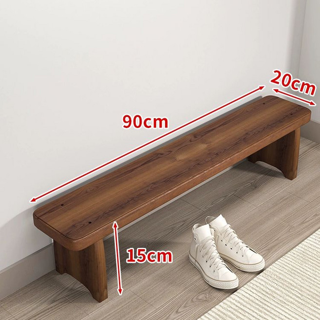고재벤치 벤치 의자 고재 대기실 장의자 낮은 통나무 원목, 7. 북유럽 수입 실목 90x20x15.