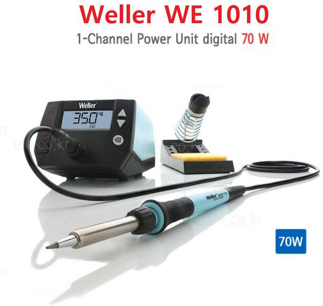 웰라 인두기 WE 1010 온도조절 무연납땜인두기 ESD WELLER, 1개
