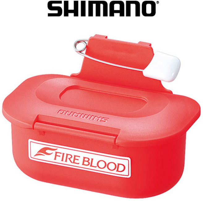 [피싱드라마] 시마노 휴대 먹이용 통 CS-034N/미끼통/크릴통/낚시용품, 리미티드 블랙, 1개