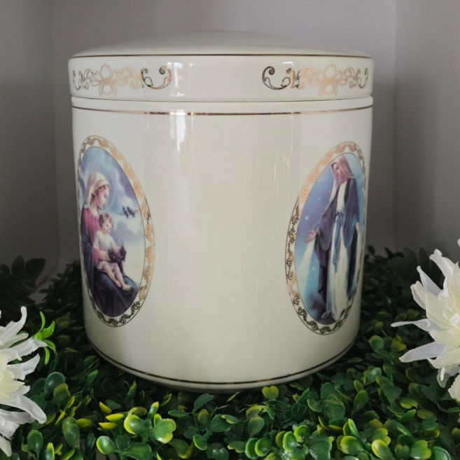 종교함 이중 천주교 유골함 (봉안함 납골함), 1개