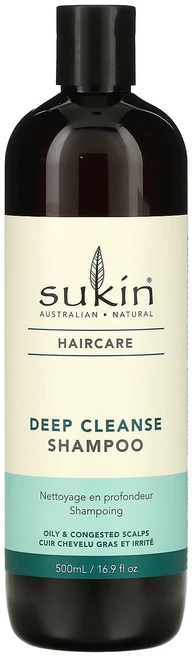 Sukin 헤어 케어 딥 클렌즈 샴푸 지성 및 울퉁불퉁 두피 500ml(16.9fl oz), Sukin헤어케어딥클렌즈샴푸지성및울퉁불퉁두피500ml1, 1개, 500ml - 쿠팡