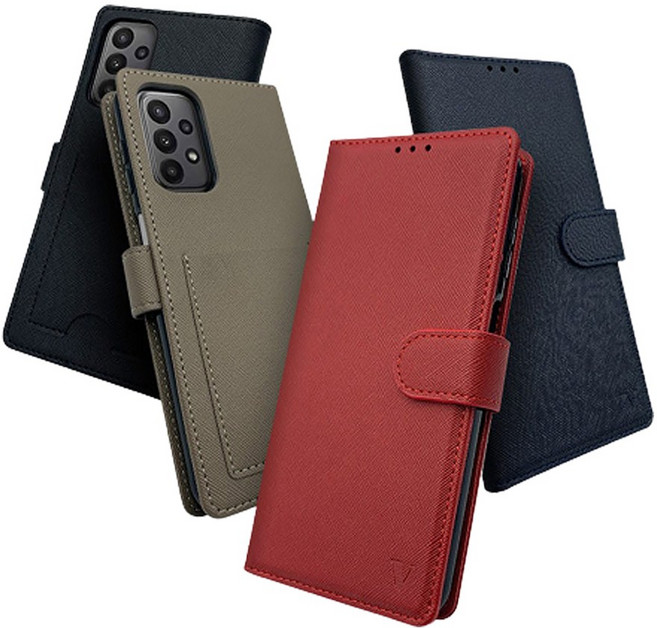 갤럭시 버디2케이스 SM-M236L베로체 클레식한감성 사피 패턴 지갑형 효율적 수납공간 접이식 깔끔마감 과 핏 편리한 뒷면 외부포켓 커버 핸드폰케이스