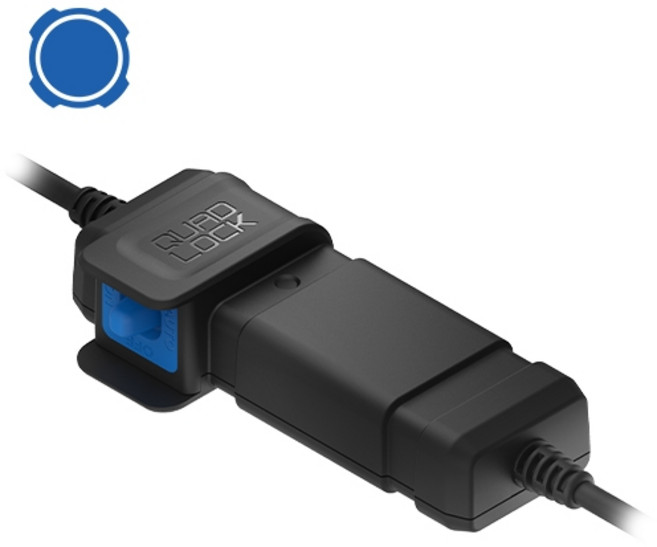 쿼드락 Waterproof 12V to USB Smart Adaptor 스마트폰 거치대 QUADLOCK 워터프루프 12V to USB 스마트 어뎁터, 단품, 1개
