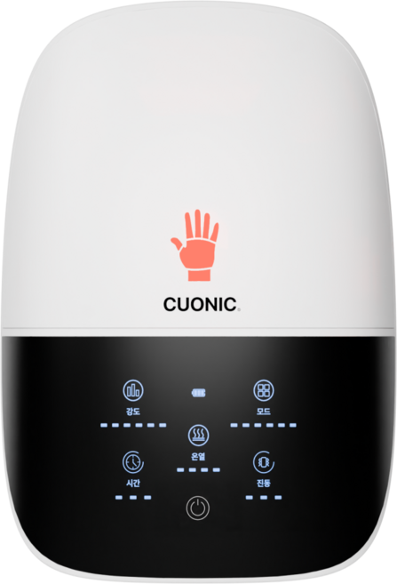 손가락 분리형 스트레칭 마사지기 핸디팟 온열 손 손목 마사지 기계, 화이트, SML-003