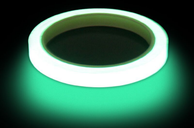 타이어 휠 야광 반사 테이프 자동차 스쿠터 오토바이 형광 튜닝 축광테이프 반사스티커, 1개