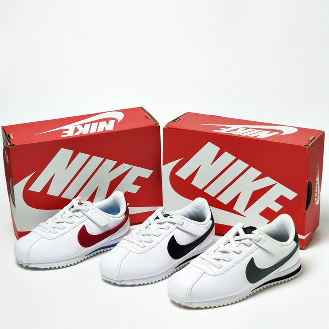 나이키 아동용 코르테즈 이지온 신기편한 찍찍이 스니커즈 운동화