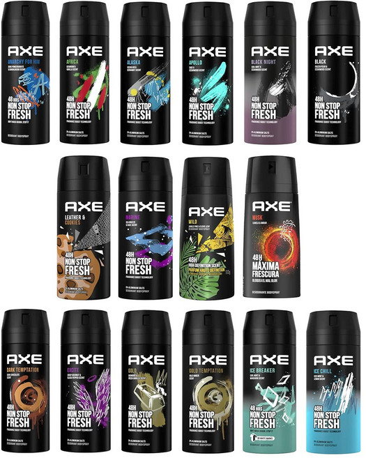 AXE 액스 바디 스프레이 데오도란트 모음 상품150ML, 다크템테이션, 1개, 150ml