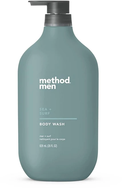 메소드 맨 바디 워시 씨 + 서프, 828ml, 1개 - 쿠팡