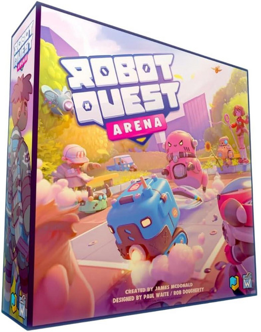 정품++ Wise Wizard Games: Robot Quest Arena 덱빌딩 보드 게임