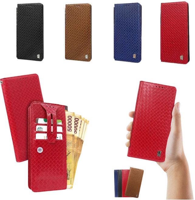 갤럭시S25엣지 SM-S937N (카우와잇) 천연소가죽 뽁뽁이잠금 카드 지폐 수납 지갑형 (에이징스웨) 플립 휴대폰 케이스