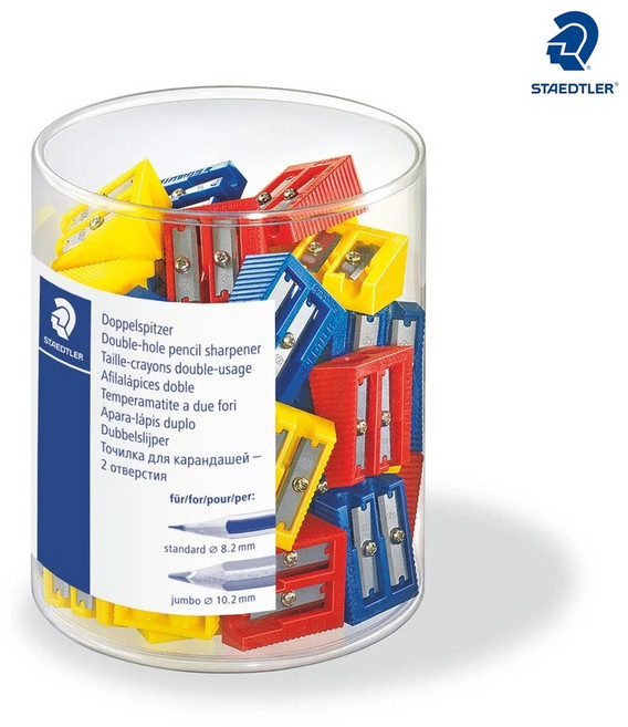 스테들러 플라스틱2롤연필깎이510 60 KP50/50개입