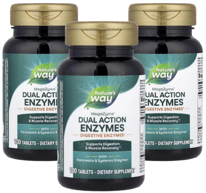 네이처스웨이 효소 메가자임 엔자임 100정 3개 - 쿠팡