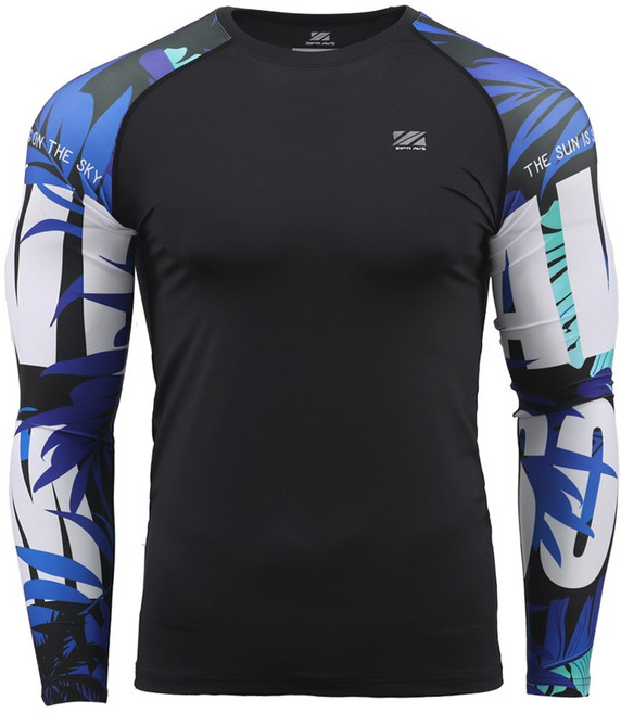 지프라브 남성용 빅사이즈 자외선차단 긴팔 래쉬가드 상의 워터레깅스