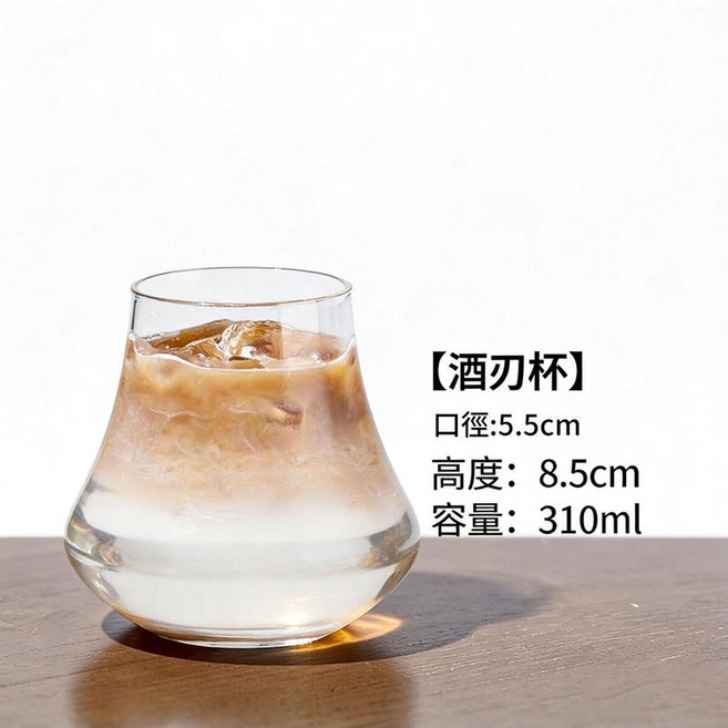 Wrt濃縮杯 加厚玻璃杯, 酒刃杯310ml 401 - 500ml, 1個