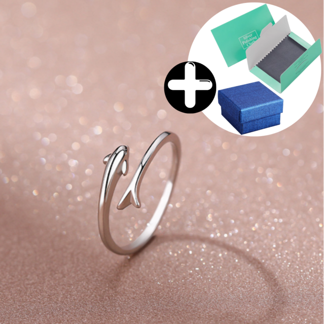 RADY 물고기 반지 우정 실버925 주얼리 탄생석 여자