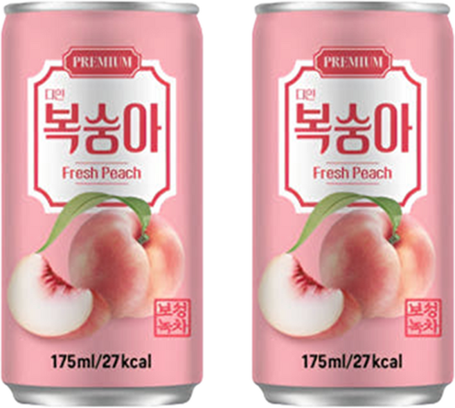 다인 복숭아, 60개, 175ml