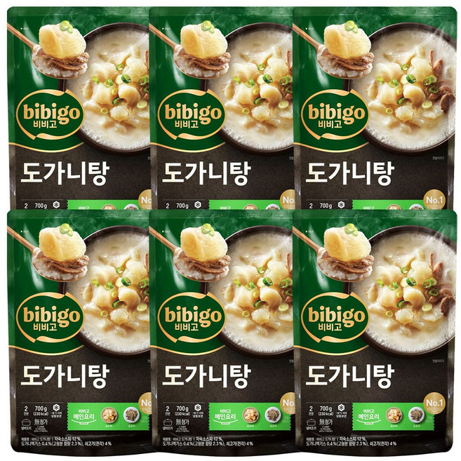 비비고 도가니탕, 6개, 700g