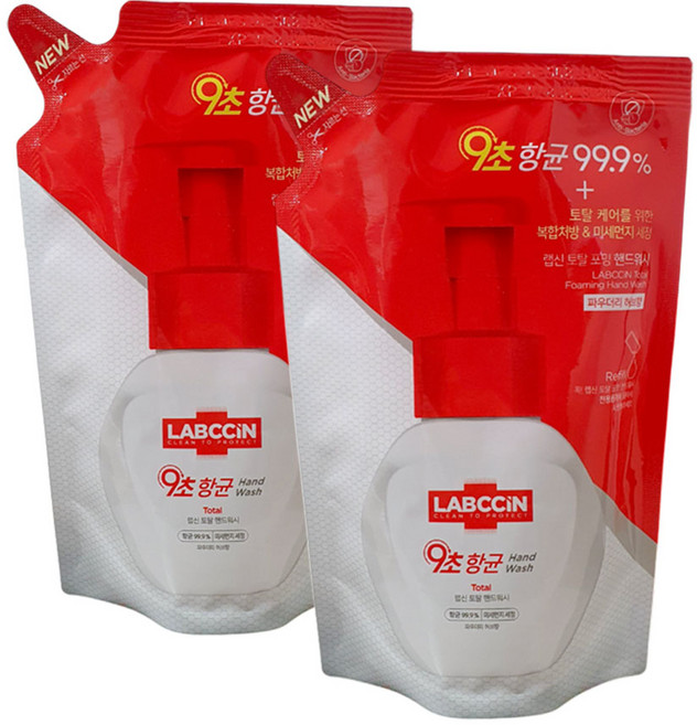 랩신 토탈 핸드워시 200ml(리필), 200ml, 2개