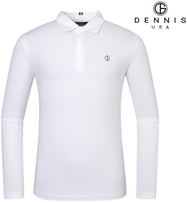 [데니스골프] [DENNIS] 25SS신상 남성 스탠다드 베이직 긴팔카라티_NAQSMTS001