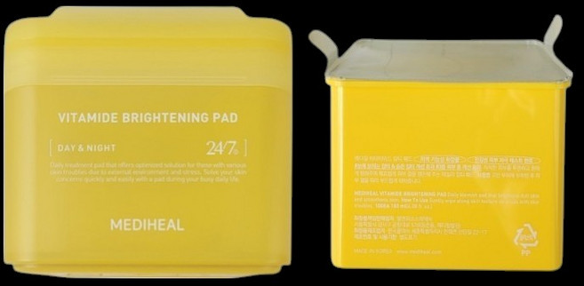 매디힐 비타마이드 잡티 미백 패드 100매 + 리필100매, 2개