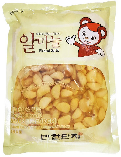 반찬단지 알마늘 절임, 1kg, 1개