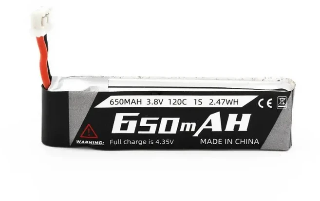 Tinyhawk RC 드론용 기존 1-3개 EMAX 650mAh 1S HV LiPo PH2.0 배터리, 01 1pc