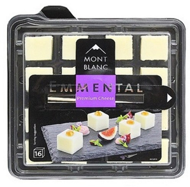 몽블랑 에멘탈 치즈 큐브, 100g, 1개