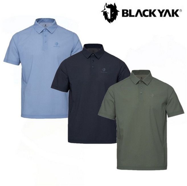 [백화점 정품] 25FW 남성 아이스 냉감 기능성 카라티셔츠 에어로프레쉬A 카라 반팔티 1BYKTMV013 GD