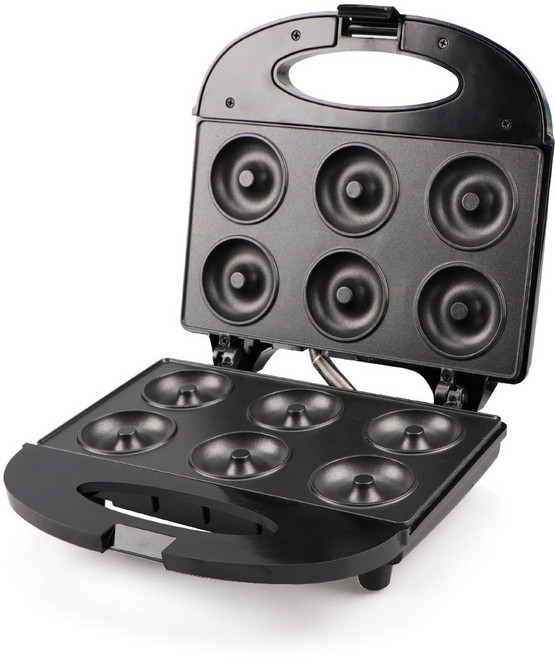 家用甜甜圈機 多功能蛋糕圓餅機 輕食迷你早餐機, R.256-220v歐版:需自備轉接頭