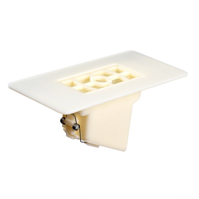 하수구트랩 냄새제거 화장실 욕실 배수구 베란다 세면대 세탁실 덮개 벌레 추천, 하수구용-사각트랩, 1개