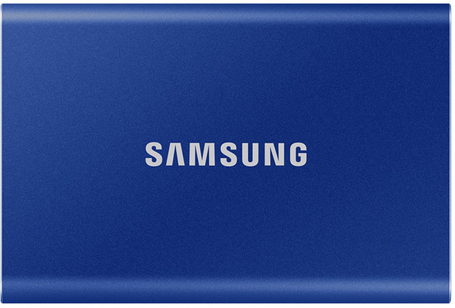 삼성전자 포터블 외장하드 외장SSD, T7 블루 MU-PC2T0H/WW, 2TB