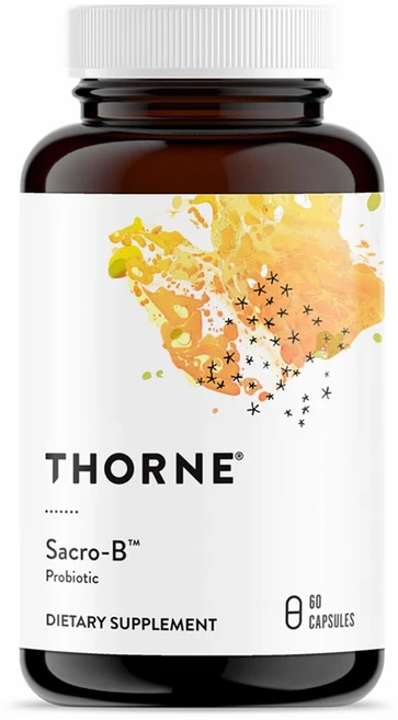 Thorne Research Sacro B Probiotic 미국 쏜리서치 사크로 B 프로바이오틱 60캡슐, 1세트, 60정 - 쿠팡