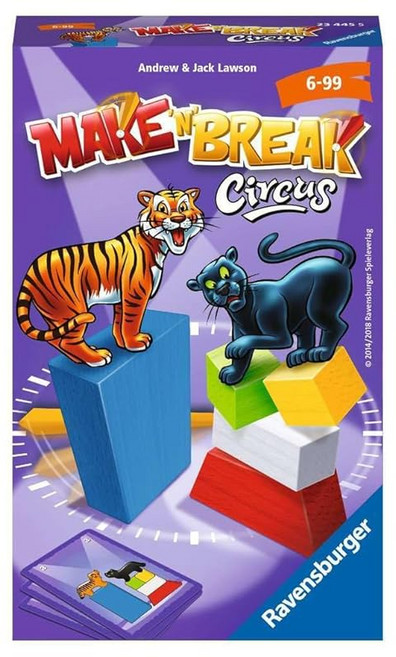 라벤스버거(Ravensburger) 메이크브레이크 서커스 23445 5 보드게임 일본어 설명서 포함