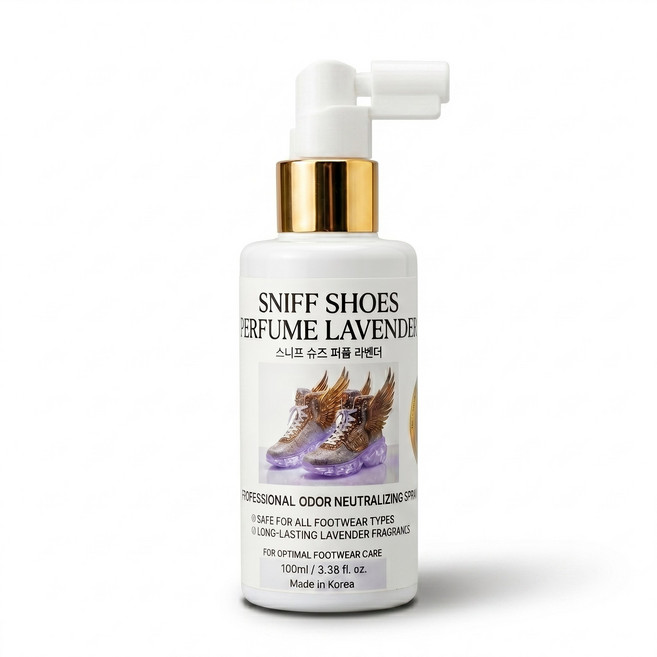 SNIFF 슈즈 퍼퓸 명품향기 신발 탈취제 남녀공용, 라벤더, 1개, 100ml