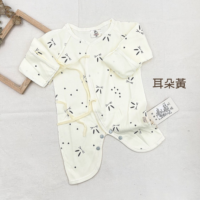 QOQO 蝴蝶衣 新生兒紗布衣