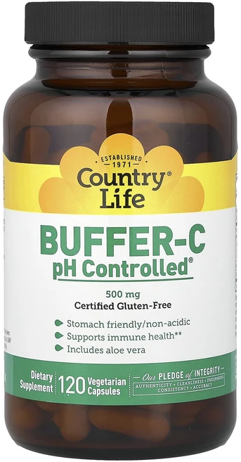 컨트리라이프 버퍼-C 산도 됨 500mg 베지캡슐 120정, 6개 - 쿠팡