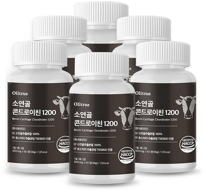 올리트루 소연골 콘드로이친 1200, 6개, 60정