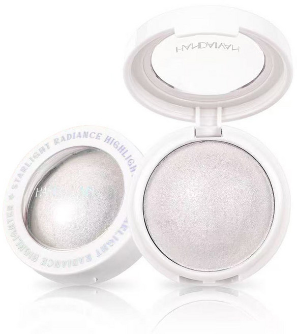 머랭 텍스처 하이라이터 밀착 광채 빔 하이라이터, 1개, 01 실버