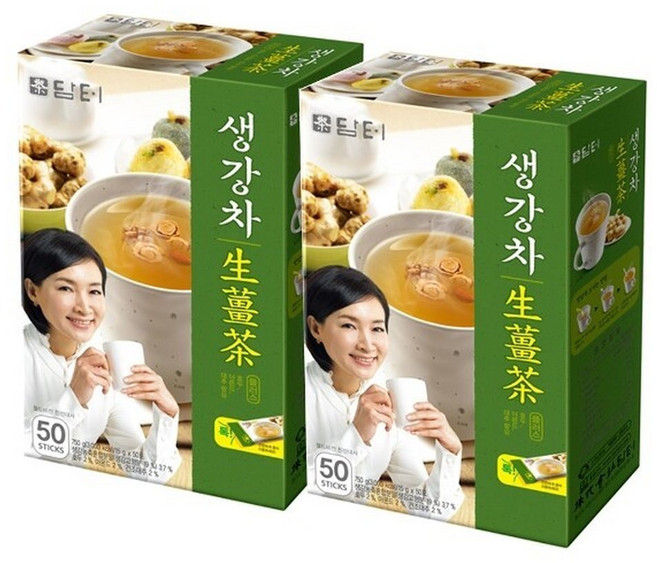 담터 담터 생강차플러스50Tx2개 총100T, 15g, 100개입, 2개