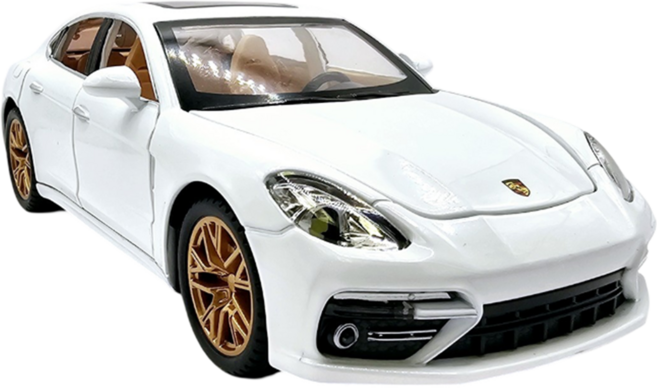 포르쉐 파나메라 대형세단 1:24 다이캐스트, 1개, 화이트