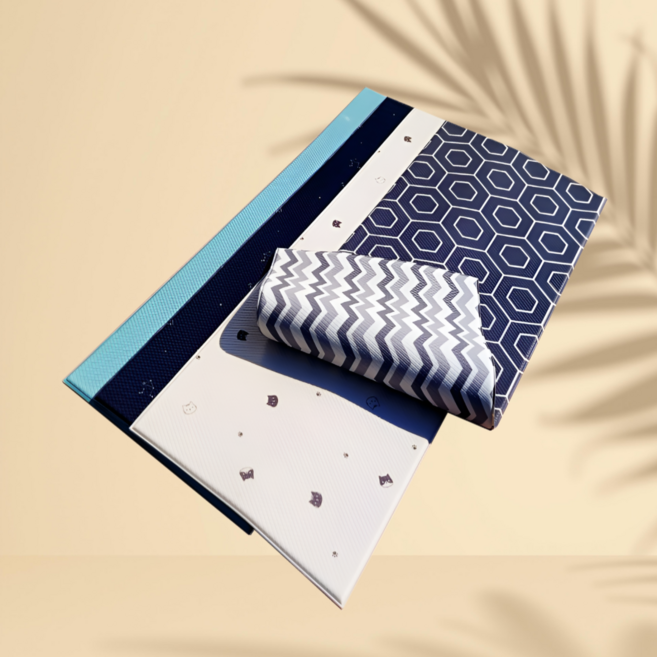 양면 국산 두꺼운 PVC 요가매트 특대형 방수 운동매트, 야옹이, 1개