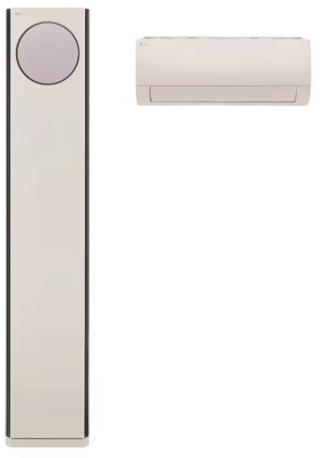 LG전자 가정용 사계절 에어컨 스탠드 냉 난방기 투인원 20평형+6평형 FW20HDNBM2 방문 설치 / 기본설치포함, 일반배관형