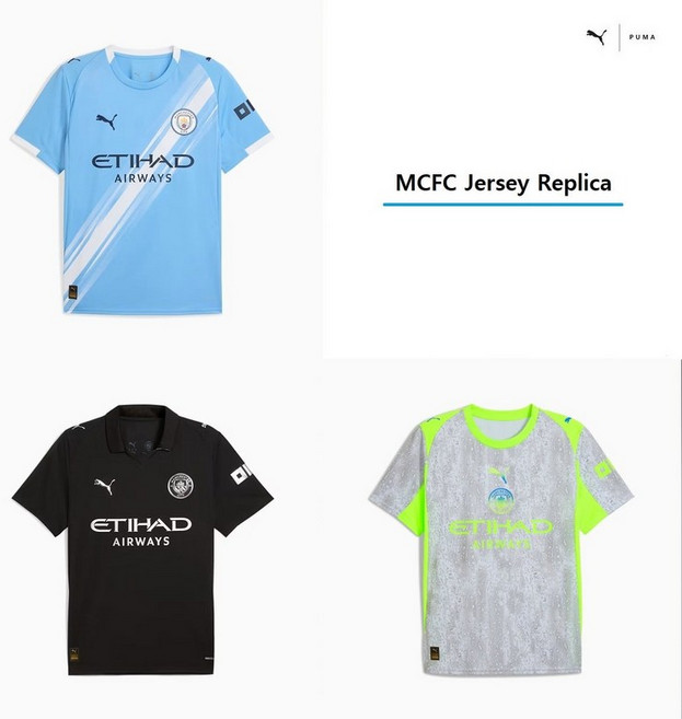 매장정품 PUMA 푸마 맨시티 2526시즌 저지 유니폼 780338-01 780350-02 780362-03 MCFC Jersey Replica 1713764
