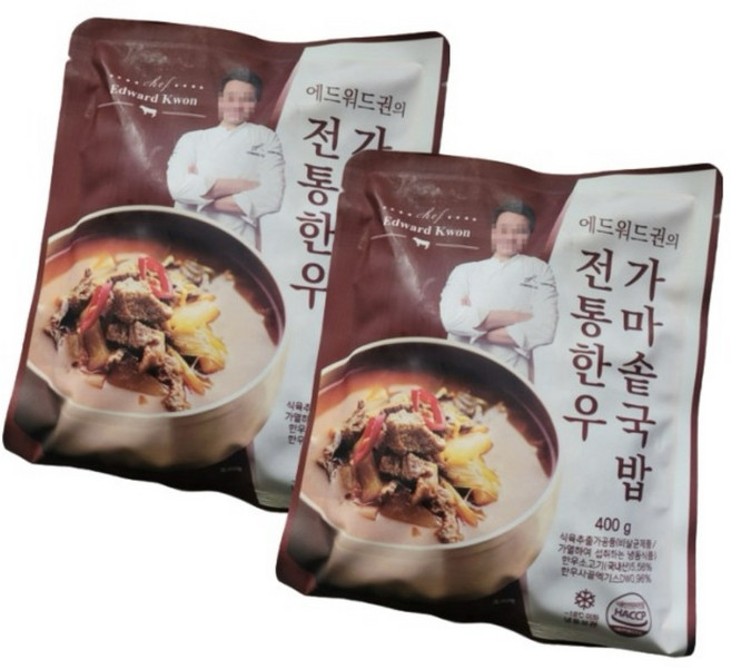 에드워드권한우국밥 한우에드워드권 가마솥 한우국밥 400g, 12개