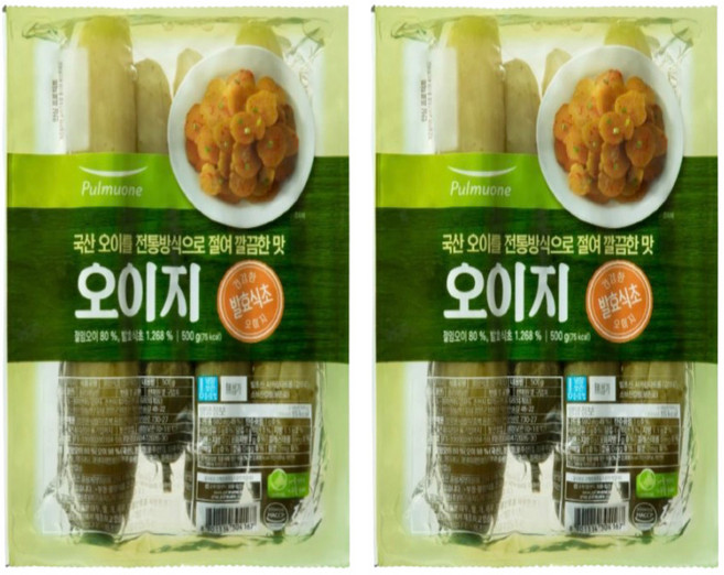 풀무원 오이지 300g, 2개