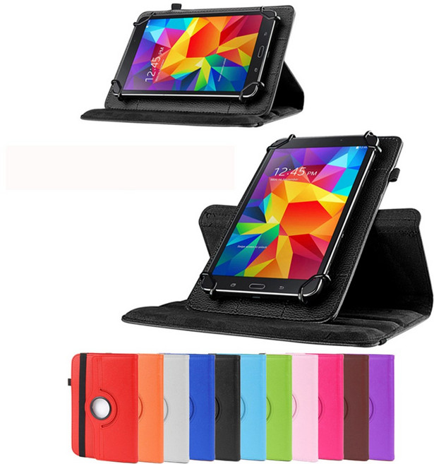 태블릿 범용 스탠드 회전 케이스 태블릿pc 공용 케이스 9인치 10인치, 9/10인치 스탠드 케이스 블랙, 1개