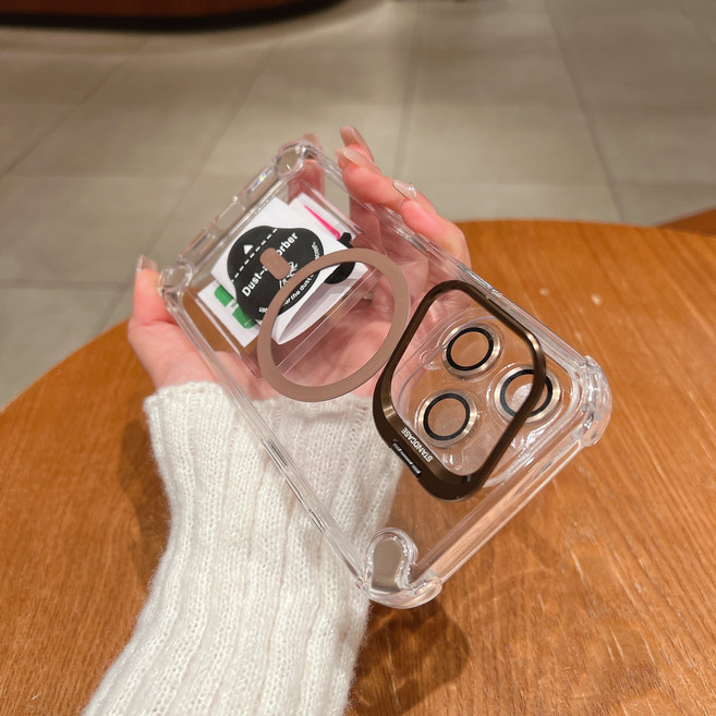 윰스모르 아이폰 맥세이프 범퍼 케이스 카메라렌즈 보호 랜즈