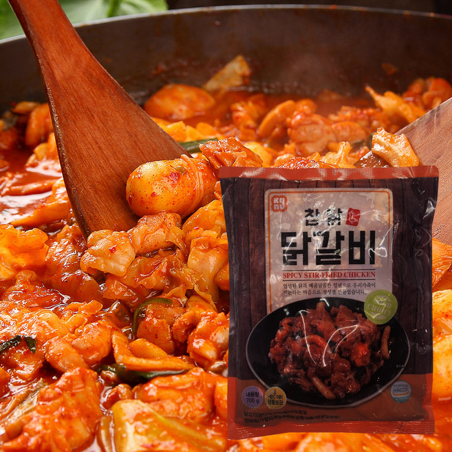 참닭 춘천 닭갈비, 4개, 700g