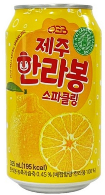 제주 한라봉 스파클링, 355ml, 6개