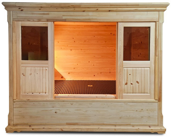 친환경편백아트 편백 원적외선 건식 3인 사우나 온돌형 P952